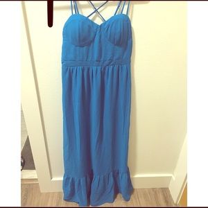 Breezy blue American Eagle maxi dress